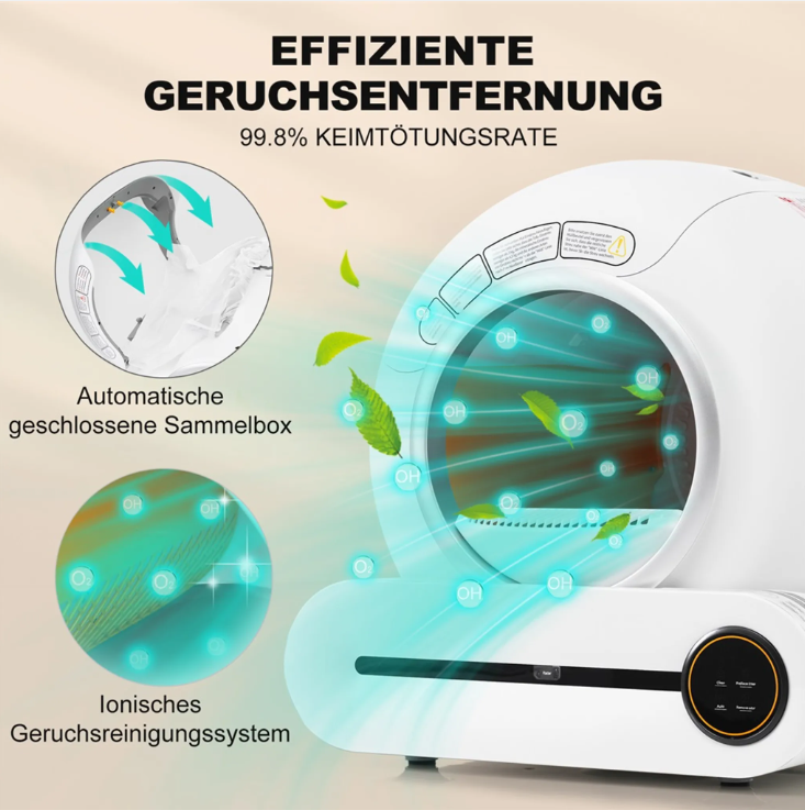 Selbstreinigende Katzentoilette XXL (automatisch)