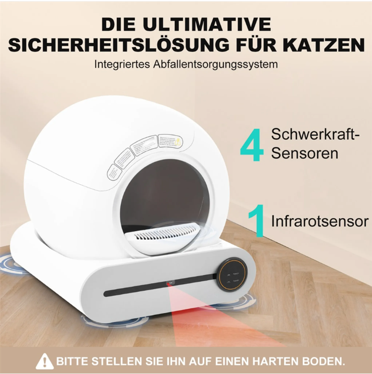Selbstreinigende Katzentoilette XXL (automatisch)