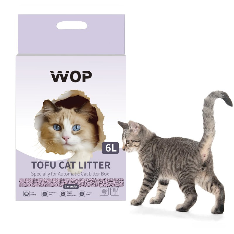 TOFU Katzenstreu Lavendel
