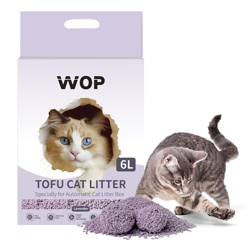 TOFU Katzenstreu Lavendel