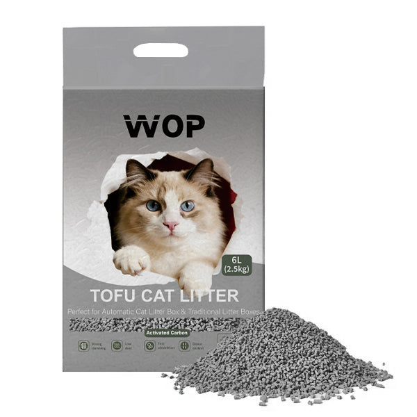 TOFU Katzenstreu Aktivkohle