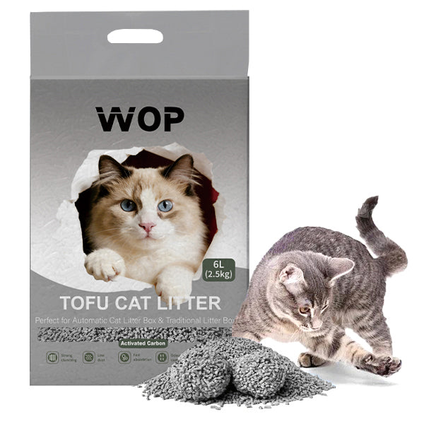 TOFU Katzenstreu Aktivkohle