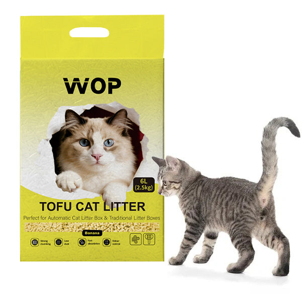 TOFU Katzenstreu Banane