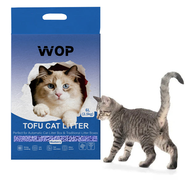 TOFU Katzenstreu Blaubeere