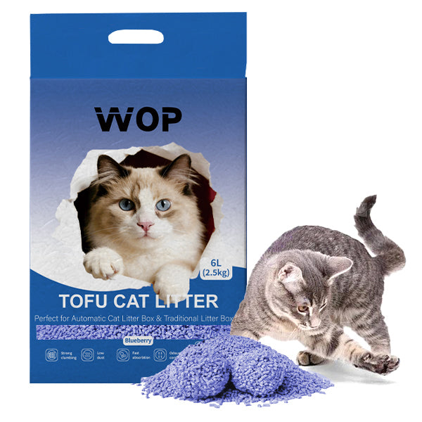 TOFU Katzenstreu Blaubeere