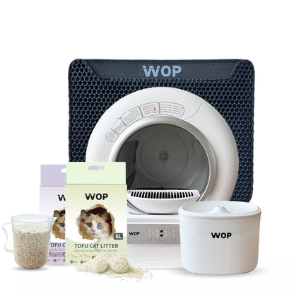 Selbstreinigende Katzentoilette -  Rabatt-Set - Automatisch - WOP
