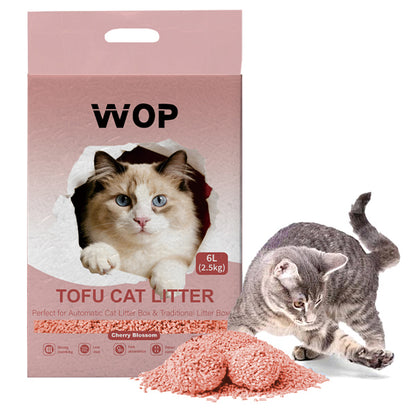TOFU Katzenstreu Kirschblüte