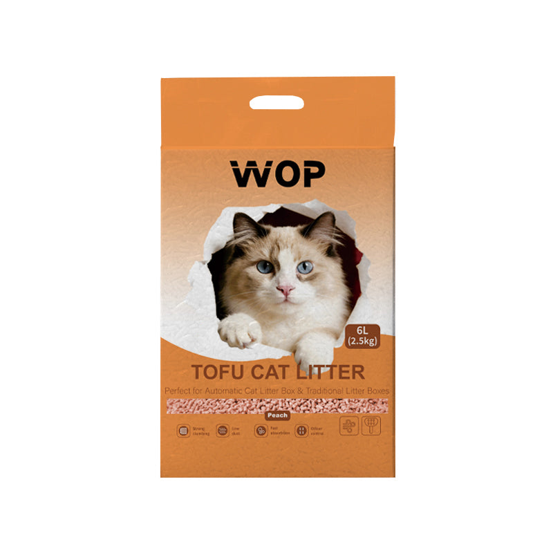 TOFU Katzenstreu Pfirsich