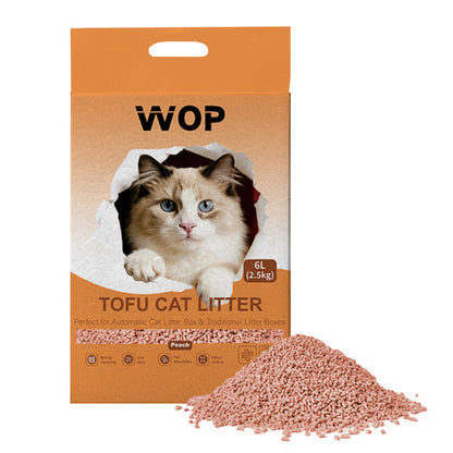 TOFU Katzenstreu Pfirsich