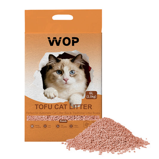 TOFU Katzenstreu Pfirsich