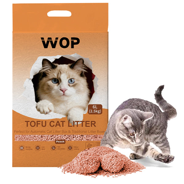 TOFU Katzenstreu Pfirsich